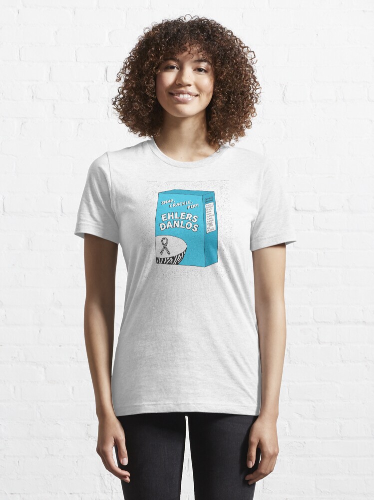 Alternate view of Snap, Crackle, Pop — Ehlers Danlos! Featuring a List of Genetic Mutations Essential T-Shirt
