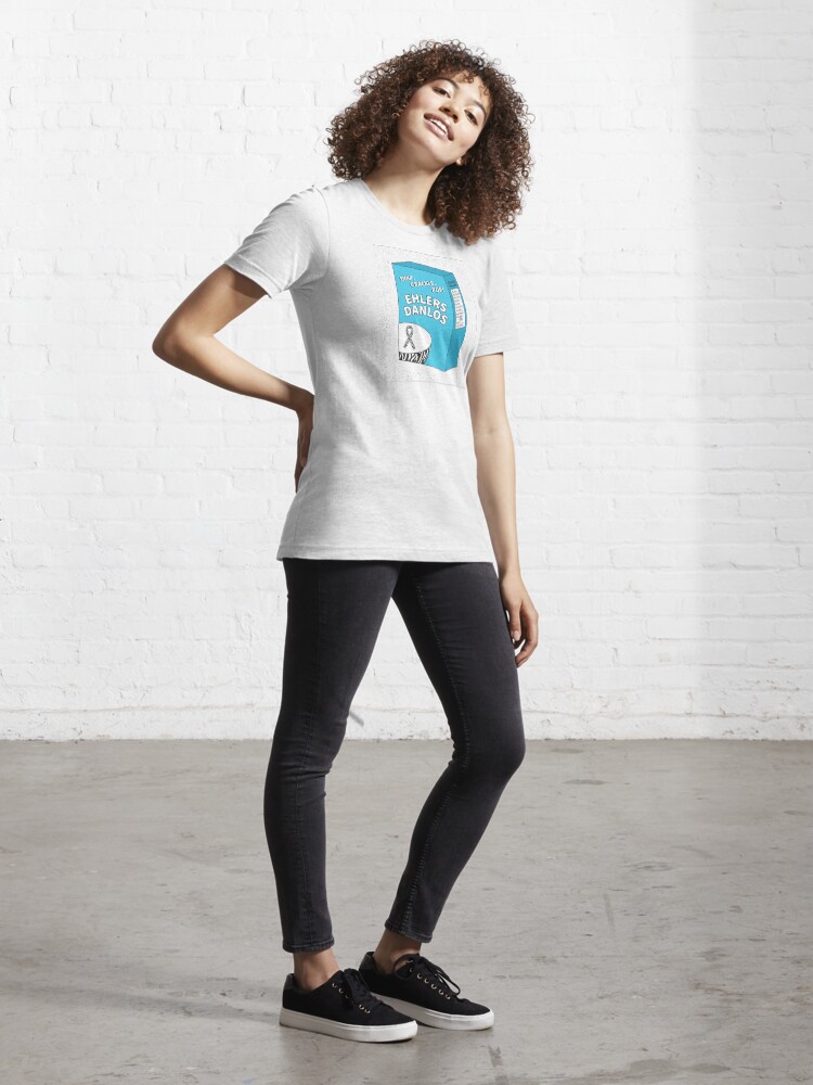Alternate view of Snap, Crackle, Pop — Ehlers Danlos! Featuring a List of Genetic Mutations Essential T-Shirt