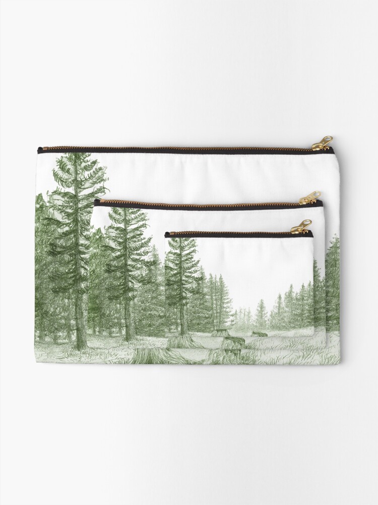 Alternate view of "Shinrin Yoku" Zipper Pouch