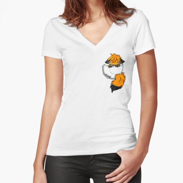 Fitted V-Neck T-Shirt
