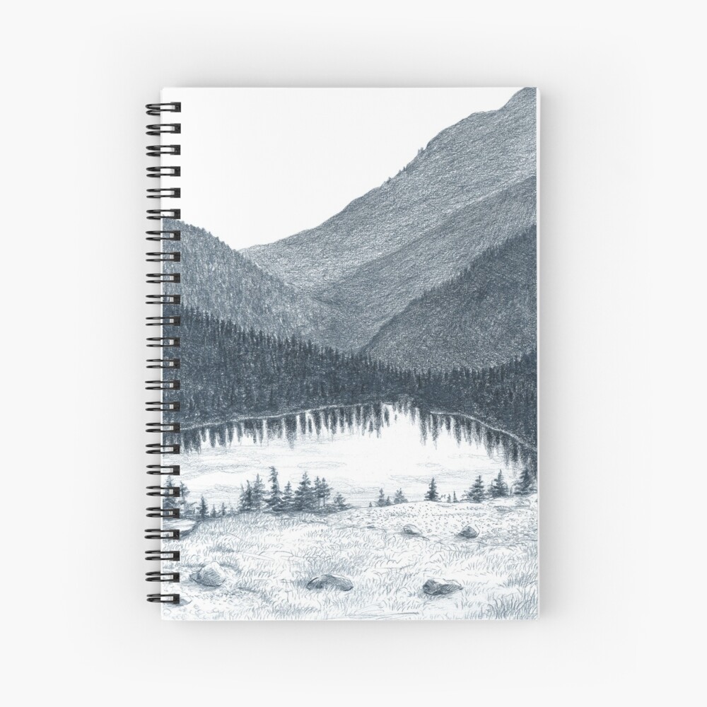 "Mountain Oasis" Spiral Notebook