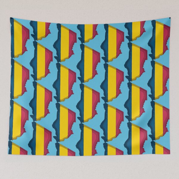 Item preview, Chad Map With Chadian Flag  designed and sold by Havocgirl.