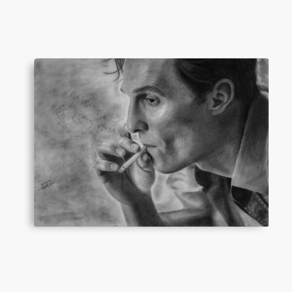 Vista previa del artículo con la obra «Rust Cohle», diseñado y vendido por ASA7UR.
