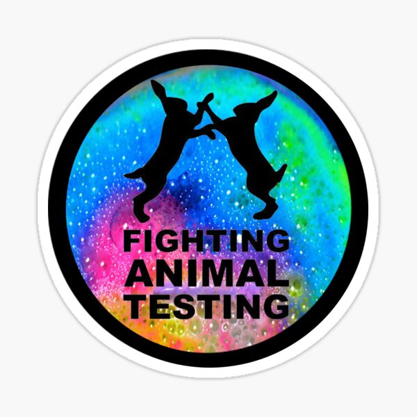 Lush Fight Animal Testing Sticker