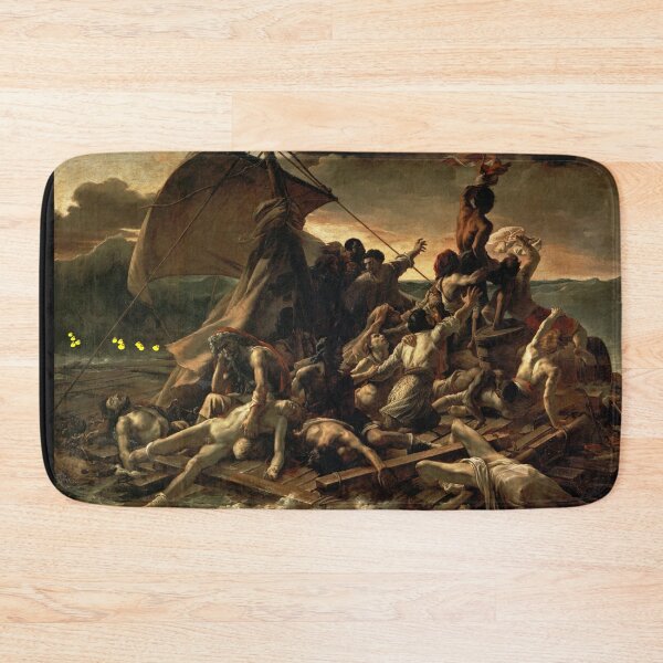 Item preview, Subtly Ruined The Raft of the Medusa - Surfing Rubber Ducks designed and sold by weavernap.
