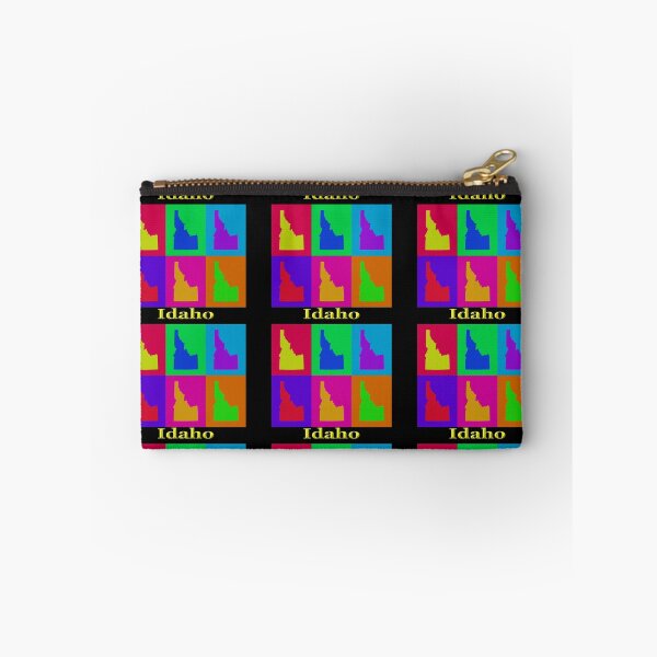 Item preview, Colorful Idaho State Pop Art Map designed and sold by KWJphotoart.