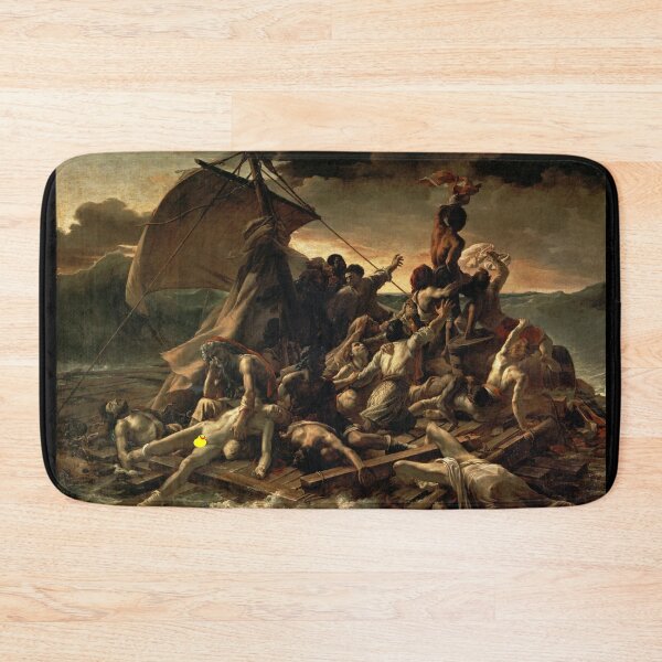 Item preview, Subtly Ruined The Raft of the Medusa - Rubber Duck Hiding a Thingy designed and sold by weavernap.