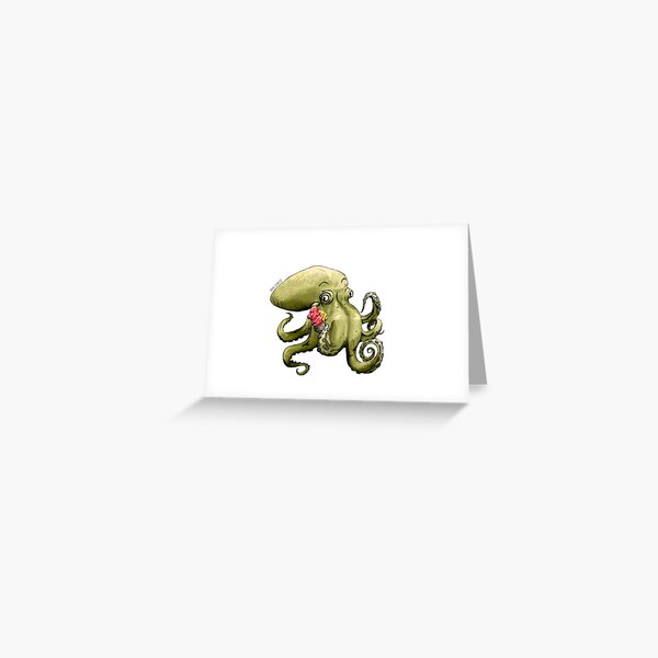 Summer Seafood Greeting Card