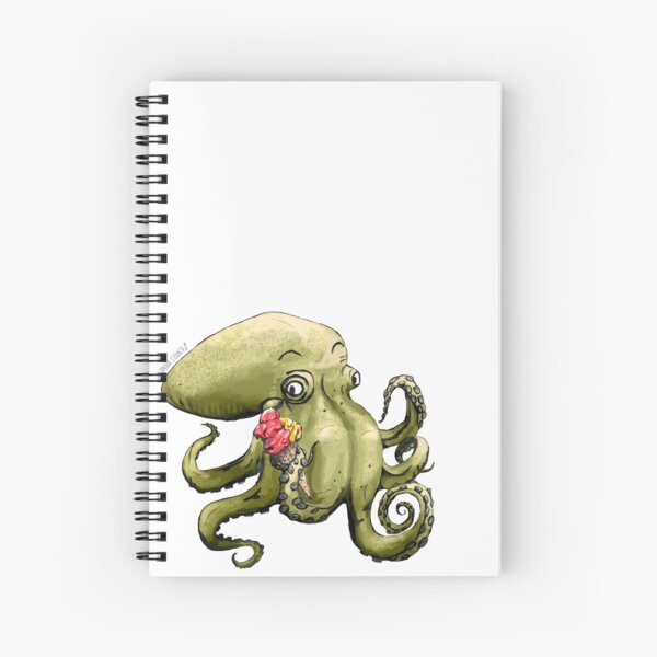 Summer Seafood Spiral Notebook