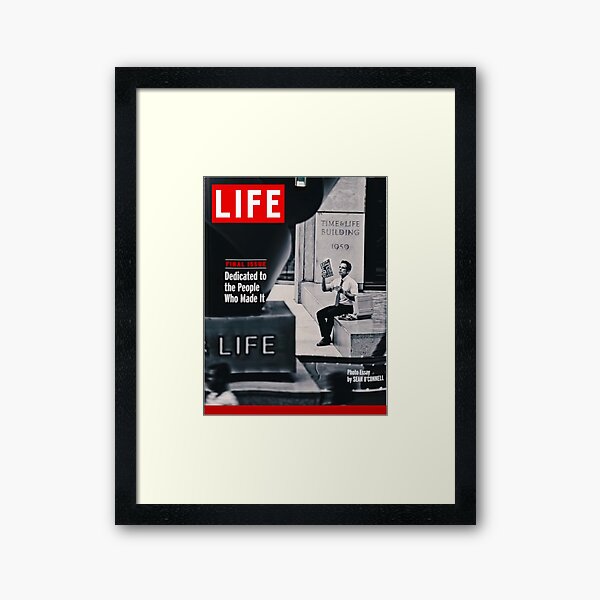 Walter Mitty LIFE Cover Framed Art Print