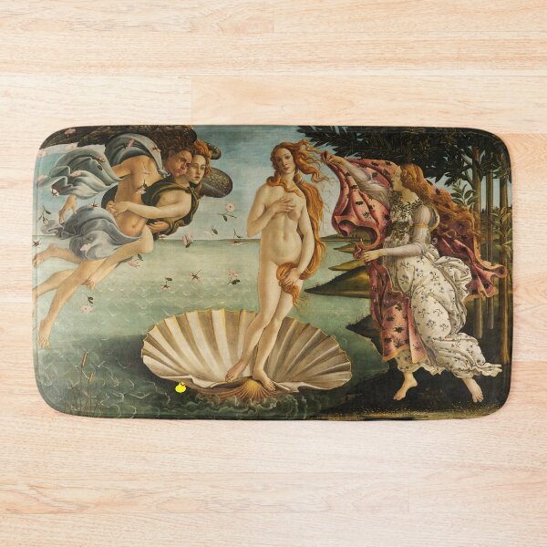 Item preview, Subtly Ruined Botticelli - Rubber Ducky designed and sold by weavernap.