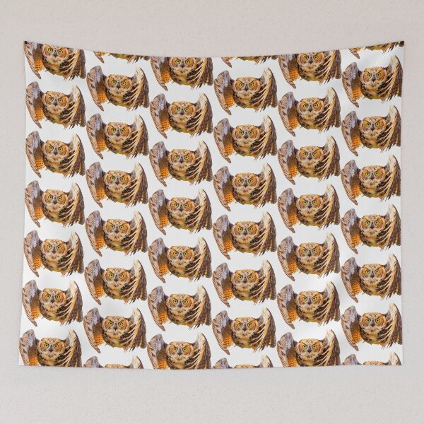Item preview, Great Horned owl in flight designed and sold by Dalyndigital Photography.