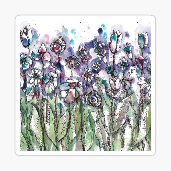 Feel Good Flowers Creativity Sticker