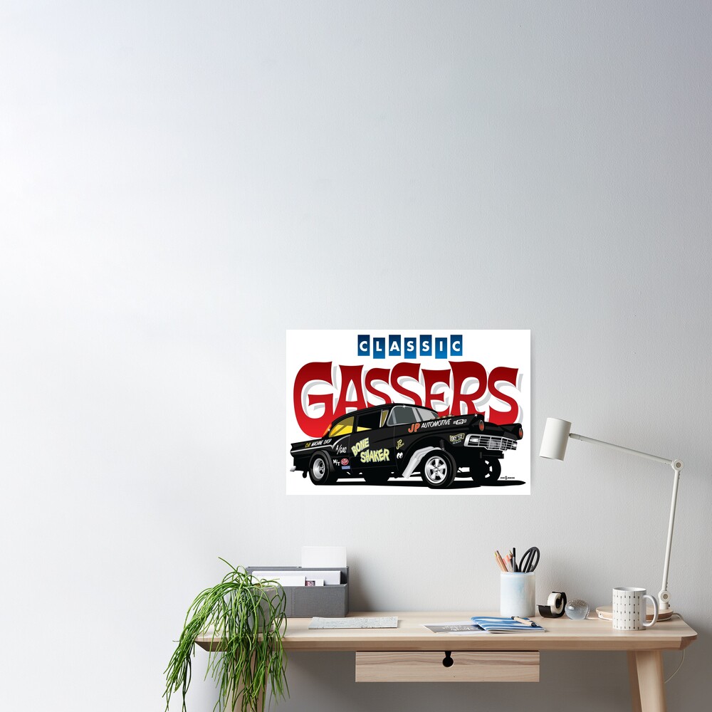 Classic Gassers Poster For Sale By Johnjenkins Redbubble