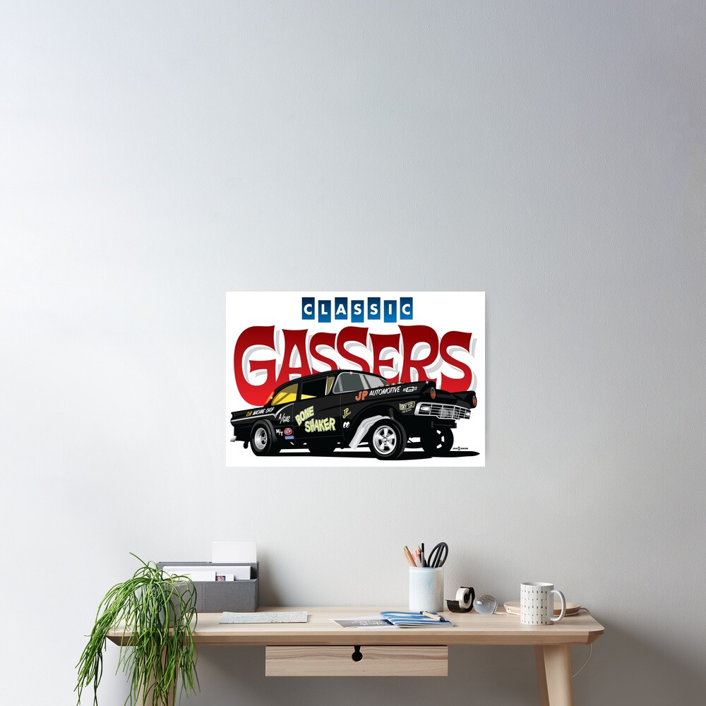 Classic Gassers Poster For Sale By Johnjenkins Redbubble