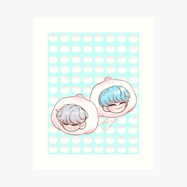 Taegi! "Daegu Dumplings" line! Art Print