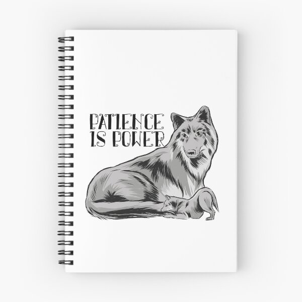 Item preview, Patience is Power | Wolf mom designed and sold by emphatic.