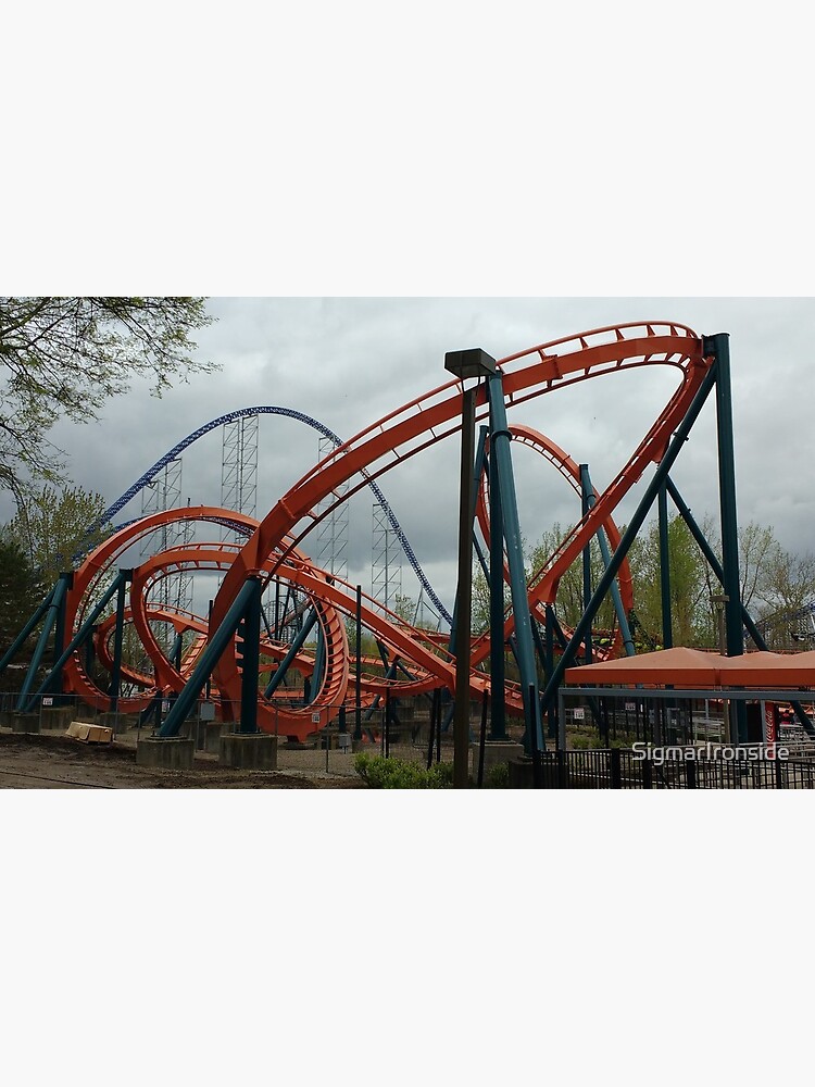 "Rougarou (formerly Mantis) Roller Coaster At Cedar Point" Photographic ...