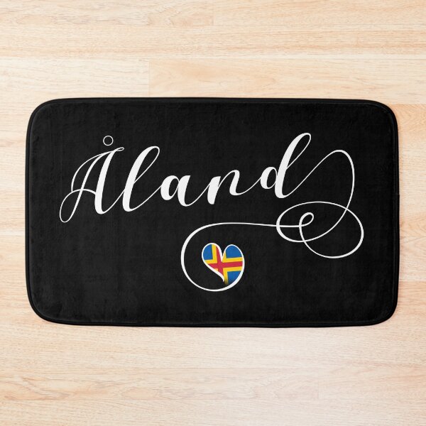 Item preview, Åland Heart Flag, Aland Islands, Finland designed and sold by Celticana.