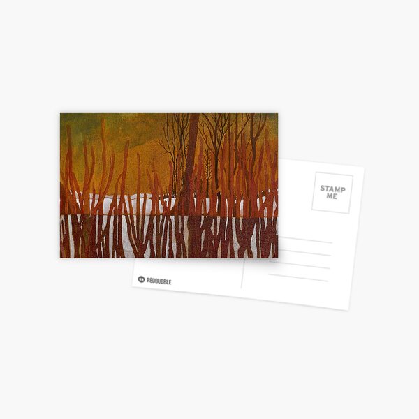 red willows in the winter Postcard