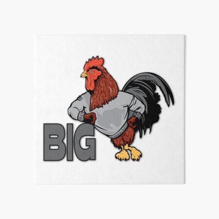 Buff Brahma Rooster and Hen Canvas Print / Canvas Art by Leigh