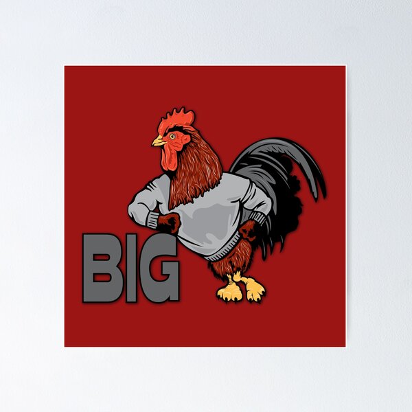 Aperçu de l'œuvre Big Rooster - Poulet Innuendo drôle créée et vendue par scooterbaby.