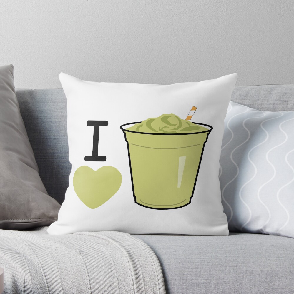 I Lubba Vegan Smoothies Third Culture Series Throw Pillow