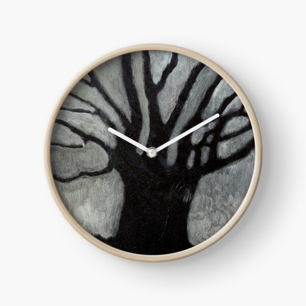 big dark tree Clock