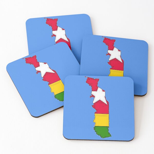 Item preview, Togo Map With Togolese Flag designed and sold by Havocgirl.