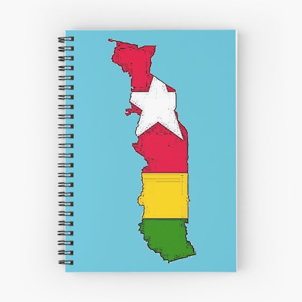 Item preview, Togo Map With Togolese Flag designed and sold by Havocgirl.