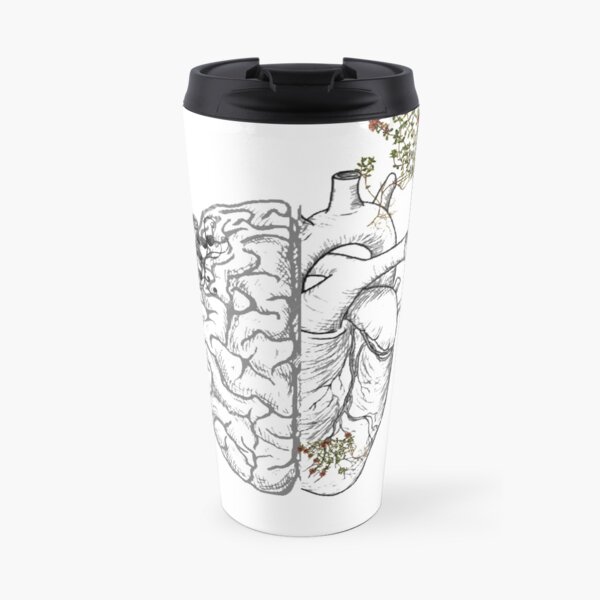 Heart and mind Travel Mug