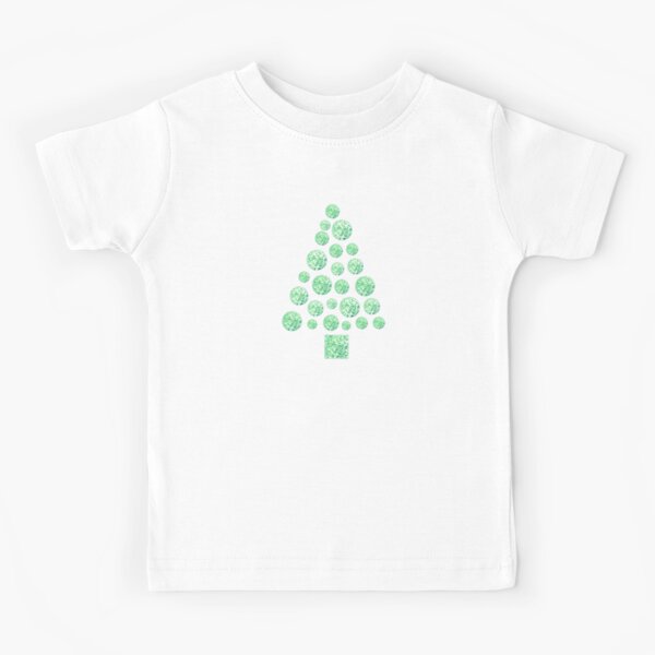 Christmas Holiday Party Tree Green Kids T-Shirt