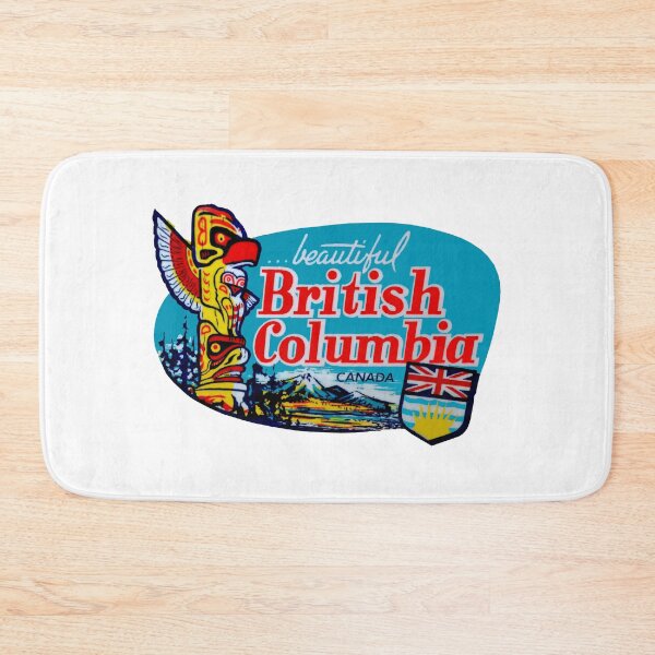 Item preview, Beautiful British Columbia BC Vintage Travel Decal designed and sold by hilda74.