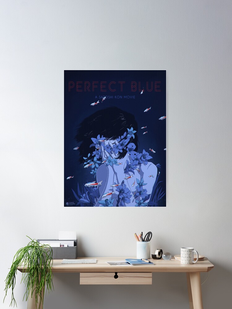 Thumbnail 2 of 3, Poster, Perfect Blue designed and sold by PikPikPik.