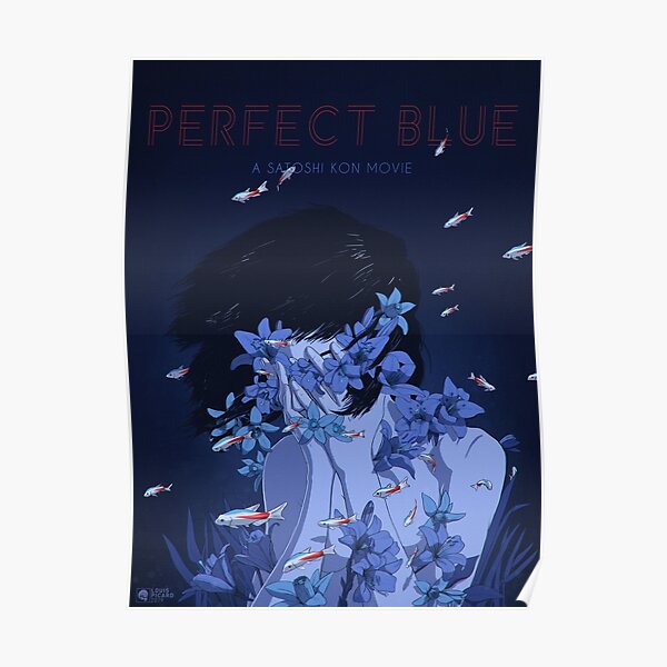 Perfektes Blau Poster