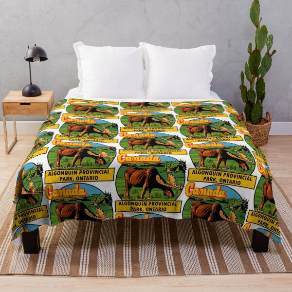 Item preview, Algonquin Provincial Park Ontario Vintage Travel Decal designed and sold by hilda74.