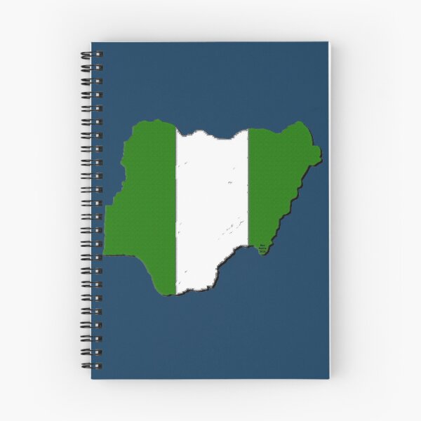 Item preview, Nigeria Map With Nigerian Flag designed and sold by Havocgirl.