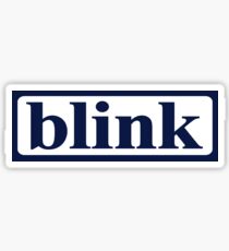 Vintage Blink 182 (Pre-182) Logo Design Sticker Sticker