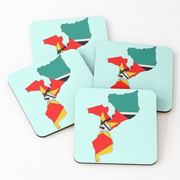 Item preview, Mozambique Map With Mozambican Flag designed and sold by Havocgirl.