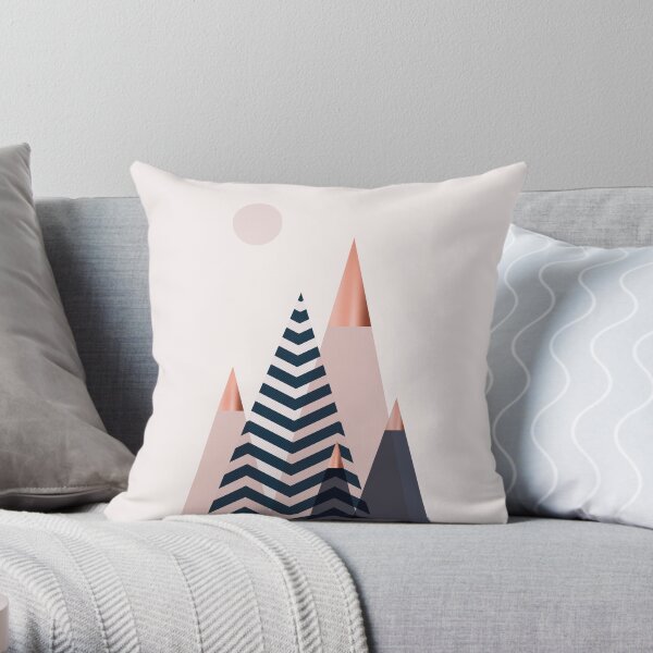 marine et or rose Coussin