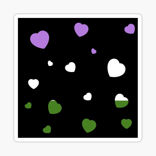 Item preview, Chaotic Hearts, Pride Series - Genderqueer designed and sold by StephOBrien.