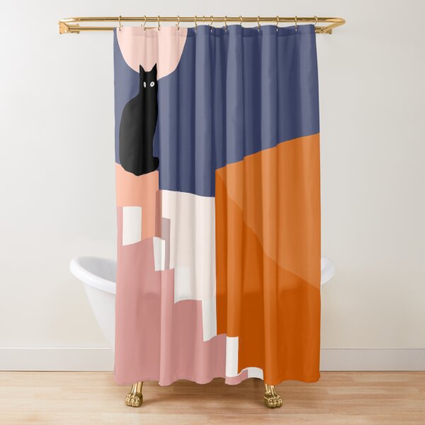 the double Shower Curtain