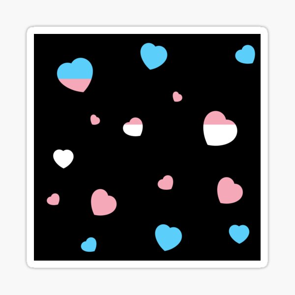 Item preview, Chaotic Hearts, Pride Series - Transgender designed and sold by StephOBrien.