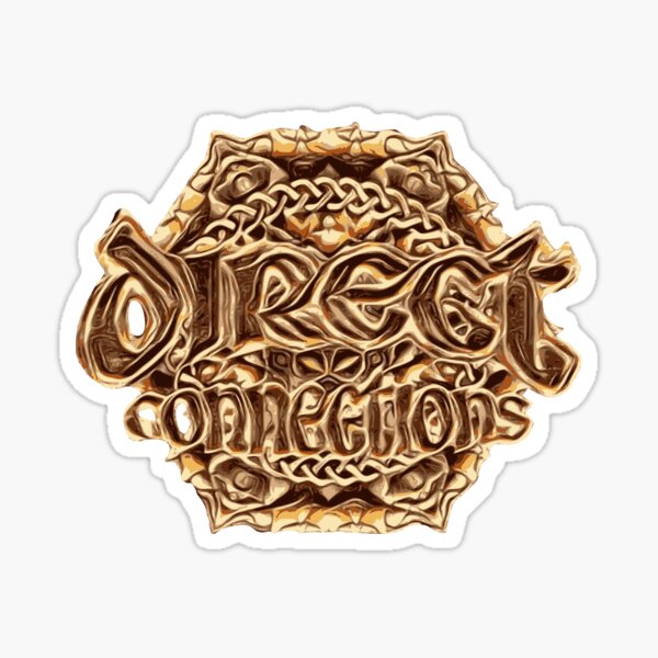 "direct connections 2" Sticker by Himdilly Redbubble
