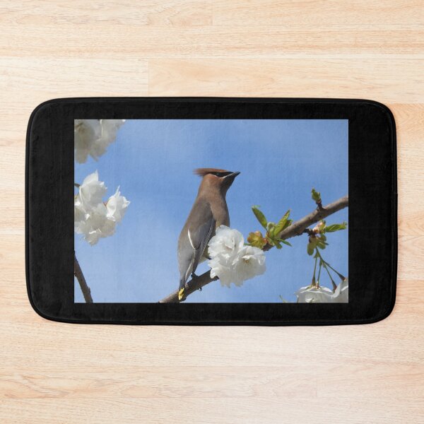 Item preview, Waxwing in flowered tree designed and sold by RichImage.