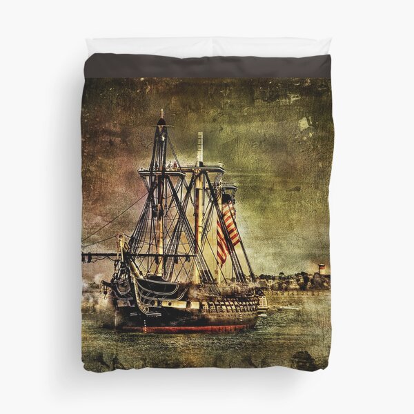 USS Constitution Duvet Cover