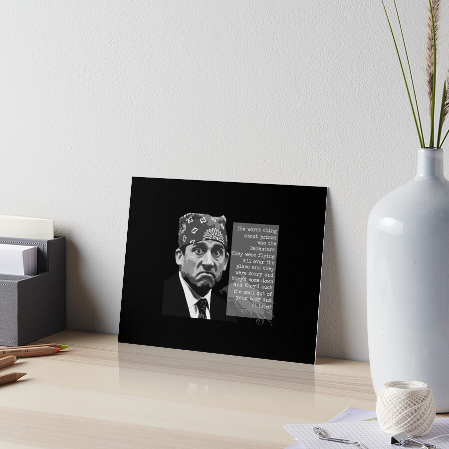 The Office - Prison Mike Art Board Print
