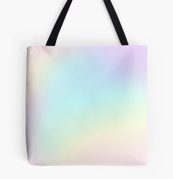 JELLY Holographic Bag Gym Bag, Pastel Goth 90s Grunge Aesthetic Pastel Punk  tote