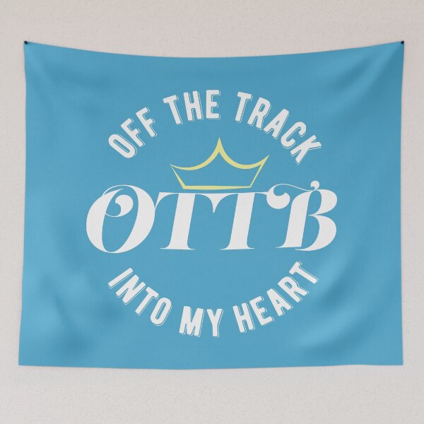 Item preview, OTTB on Blue designed and sold by Ali Scarlett Adams.
