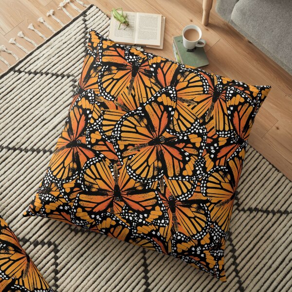 Monarch Butterflies | Vintage Butterflies | Butterfly Patterns | Floor Pillow
